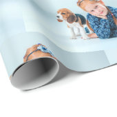 Persoonlijke foto-cadeauverpakking cadeaupapier (Rol Hoek)