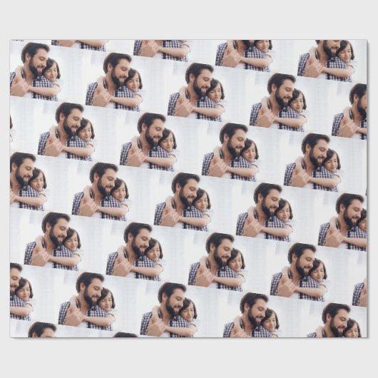 Persoonlijke foto-cadeauverpakking cadeaupapier (Vlak)