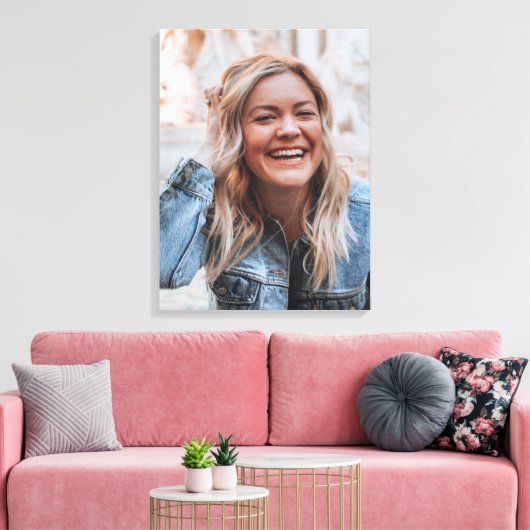Persoonlijke foto canvas afdruk (Insitu (Woonkamer))