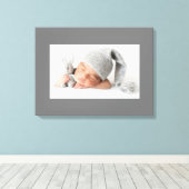 Persoonlijke foto canvas afdruk (Insitu (Houten vloer))