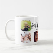 Persoonlijke foto Collage Beste opa cadeau Koffiemok (Links)