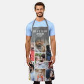 Persoonlijke foto Collage Beste vader ooit Schort (Gedragen)