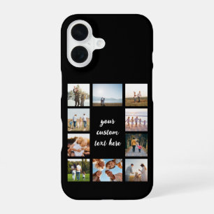 Persoonlijke foto collage met 10 foto's iPhone 16 hoesje