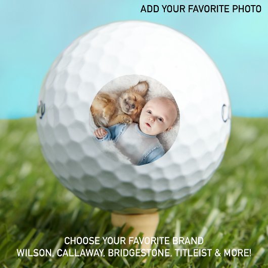 Persoonlijke foto Creëer Your Own Golf Balls Golfballen