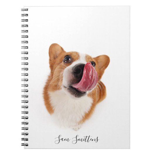 Persoonlijke foto / Cute Corgi Notitieboek (Voorkant)