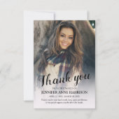 Persoonlijke foto Dank u kaart (Voorkant)