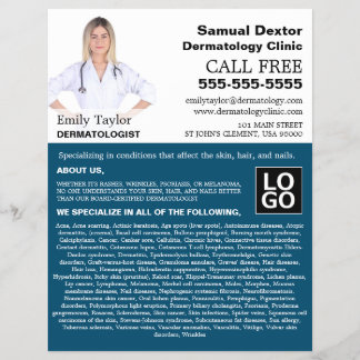 Persoonlijke foto, dermatoloog Dermatology Flyer