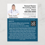 Persoonlijke foto, dermatoloog Dermatology Flyer<br><div class="desc">Persoonlijke foto,  dermatoloog,  dermatoloog,  klinisch Adverteren brochures door de Visitekaartje.</div>