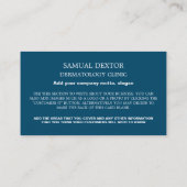 Persoonlijke foto, dermatoloog Dermatology Visitekaartje (Achterkant)