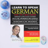 Persoonlijke foto, Duitse taalcursus Flyer (Enkel)