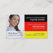 Persoonlijke foto, Duitse taaltater Visitekaartje (Voorkant)