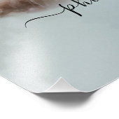 Persoonlijke foto Elegant Wedded Poem Afdruk (Hoek)