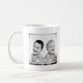 Persoonlijke foto en bericht koffiemok (Links)