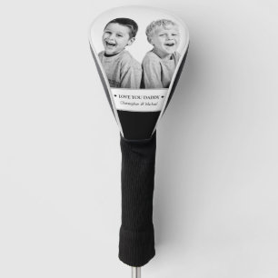 Persoonlijke foto en boodschap golfheadcover