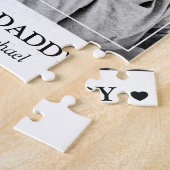 Persoonlijke foto en boodschap legpuzzel (Zijkant)