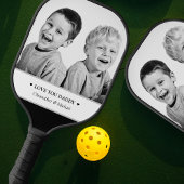 Persoonlijke foto en boodschap pickleball paddle