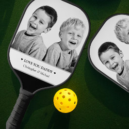 Persoonlijke foto en boodschap pickleball paddle