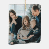 Persoonlijke foto en Jaar Ornament (Rechts)