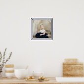 Persoonlijke foto en kleur rand poster (Keuken)