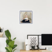 Persoonlijke foto en kleur rand poster (Thuiskantoor)