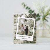Persoonlijke foto en Lijst Briefkaart (Staand voorkant)