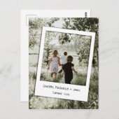 Persoonlijke foto en Lijst Briefkaart (Voorkant / Achterkant)