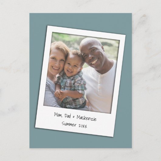 Persoonlijke foto en Lijst Briefkaart (Voorkant)