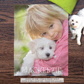 Persoonlijke foto en naam fleece deken