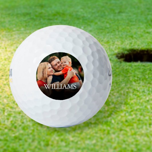 Persoonlijke foto en naam golfballen