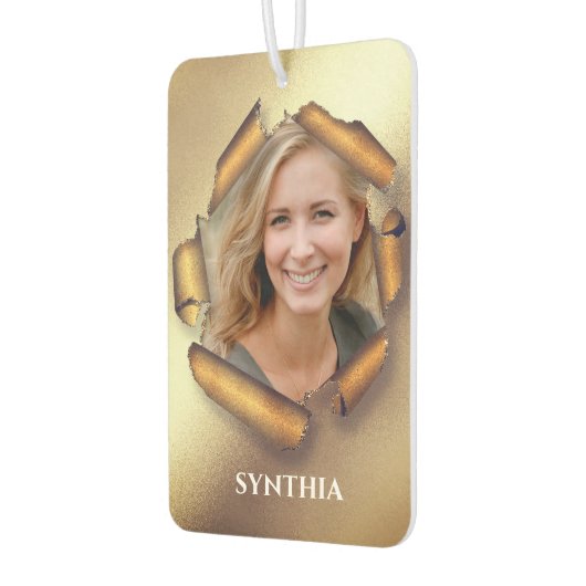 Persoonlijke foto en naam luchtverfrisser (Links)