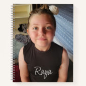 Persoonlijke foto en naam notitieboek (Voorkant)