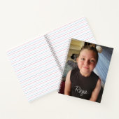 Persoonlijke foto en naam notitieboek (Binnen)