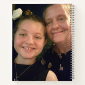 Persoonlijke foto en naam notitieboek (Achterkant)