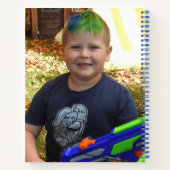 Persoonlijke foto en naam notitieboek (Achterkant)