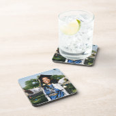 Persoonlijke foto en naam van Afstuderen Bier Onderzetter (Rechterzijde)