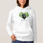 Persoonlijke foto en naam van Hart Dog Pet Hoodie (Voorkant)