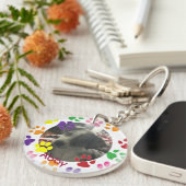 Persoonlijke foto en naam van Pet Sleutelhanger (Voorkant Rechts)