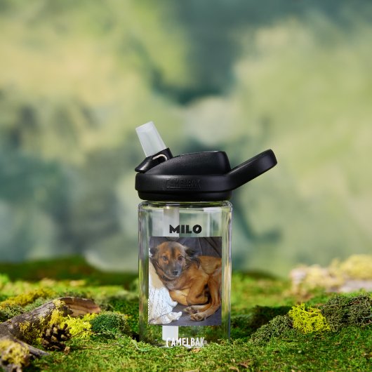 Persoonlijke foto en naam van Pet Waterfles (Buiten)