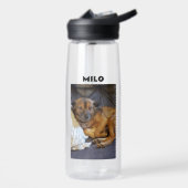 Persoonlijke foto en naam van Pet Waterfles (Links)