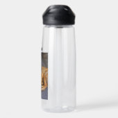 Persoonlijke foto en naam van Pet Waterfles (Achterkant)