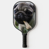 Persoonlijke foto en naam van Pug Dog Pickleball Paddle (Voorkant)
