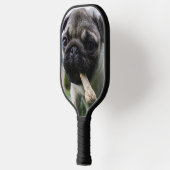 Persoonlijke foto en naam van Pug Dog Pickleball Paddle (Links)