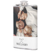 Persoonlijke foto- en naamgolfclubs heupfles (Links)