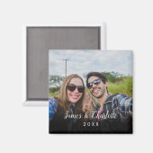 Persoonlijke foto en naamgunst magneet (Voorkant / Achterkant)