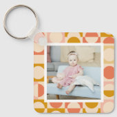 Persoonlijke foto en patroon sleutelhanger (Voorkant)
