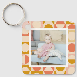 Persoonlijke foto en patroon sleutelhanger