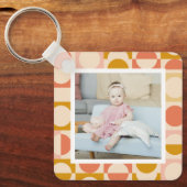 Persoonlijke foto en patroon sleutelhanger (Voorkant)