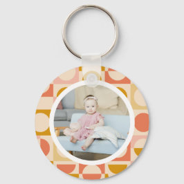 Persoonlijke foto en patroon sleutelhanger