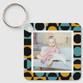 Persoonlijke foto en patroon sleutelhanger (Voorkant)