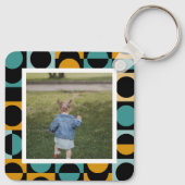 Persoonlijke foto en patroon sleutelhanger (Achterkant)